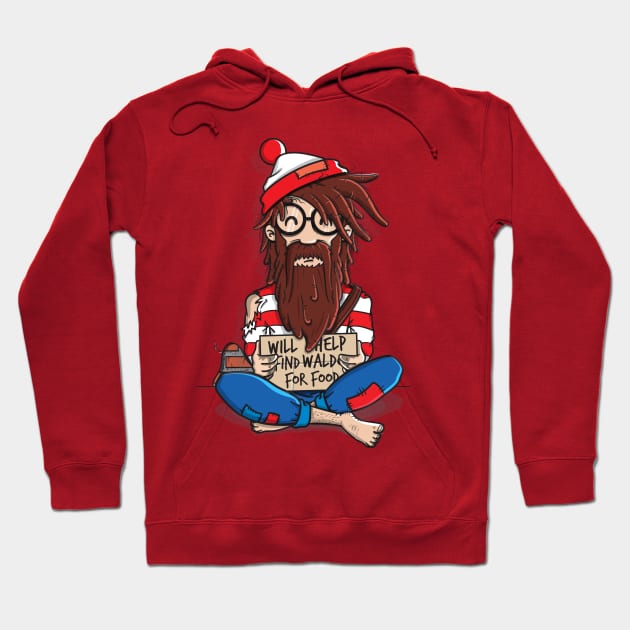 Will help find Waldo for food Hoodie by mebzart